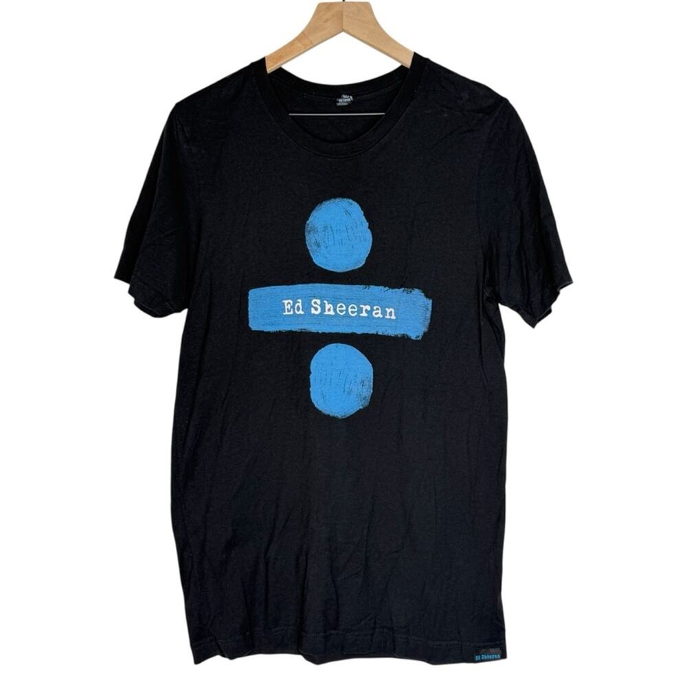 Ed Sheeran Divide Tour Concert T-Shirt  Black Unisex Medium 2017–2019 Tour